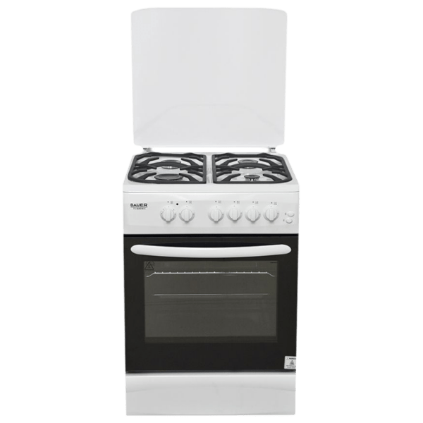 Aragaz Bauer TE 6640 WITC White Tipul plitei: Pe gaz, 60 l, Tipul cuptorului: Electric photo 1
