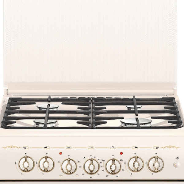 Aragaz Gefest 6102-02 0186 Cream Tipul plitei: Pe gaz, 55 l, Tipul cuptorului: Electric photo 2