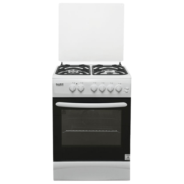 Плита Bauer TE 6640 WITTCG Белый Тип плиты: Газовая, 70 л, Тип духовки: Электрическая photo 1