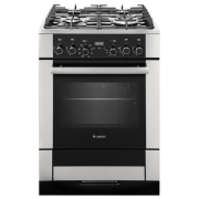 Aragaz Gefest 6502-03 0284 Inox Tipul plitei: Pe gaz, 55 l, Tipul cuptorului: Electric