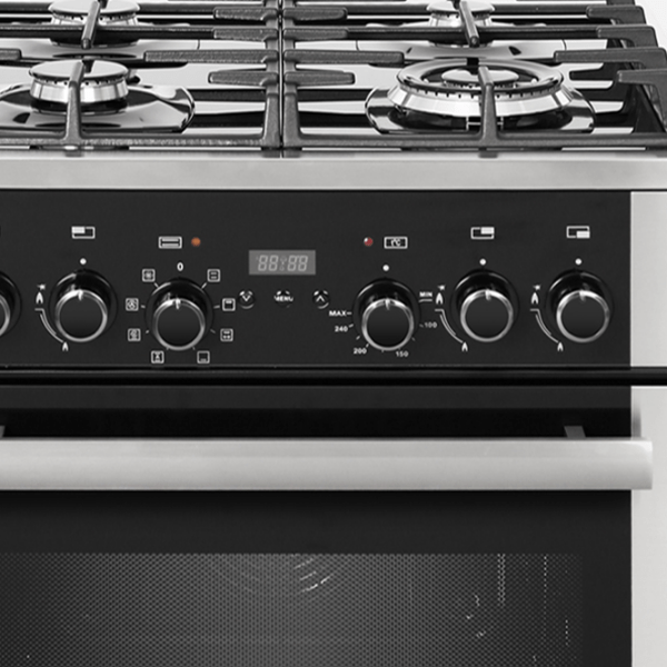 Aragaz Gefest 6502-03 0284 Inox Tipul plitei: Pe gaz, 55 l, Tipul cuptorului: Electric photo 2