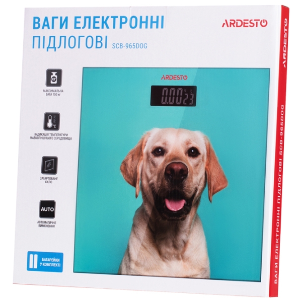 Напольные весы Ardesto SCB-965DOG Разноцветный 150 кг / Разноцветный photo 5