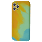Чехол для смартфона Apple iPhone 11 (Watercolor) Зелёный Желтый WAVE, TPU, Back