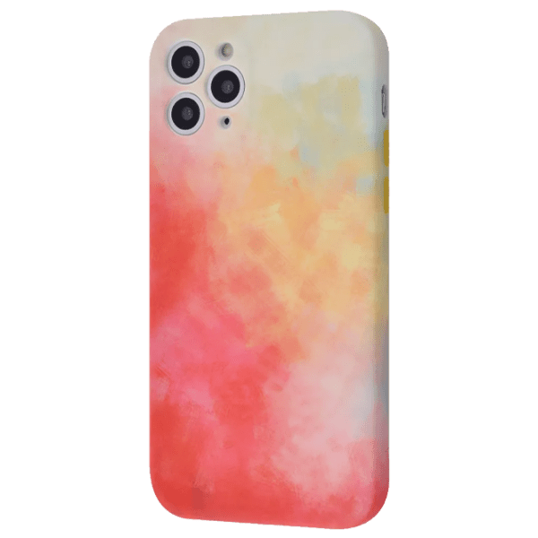 Чехол для смартфона Apple iPhone 11 (Watercolor) Красный Белый WAVE, TPU, Back photo 1