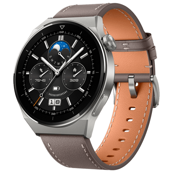 Ceas inteligent Huawei Watch GT 3 Pro Gray 1.43" | 46.6 mm | Titanium/ Piele
| 55028467 photo 1