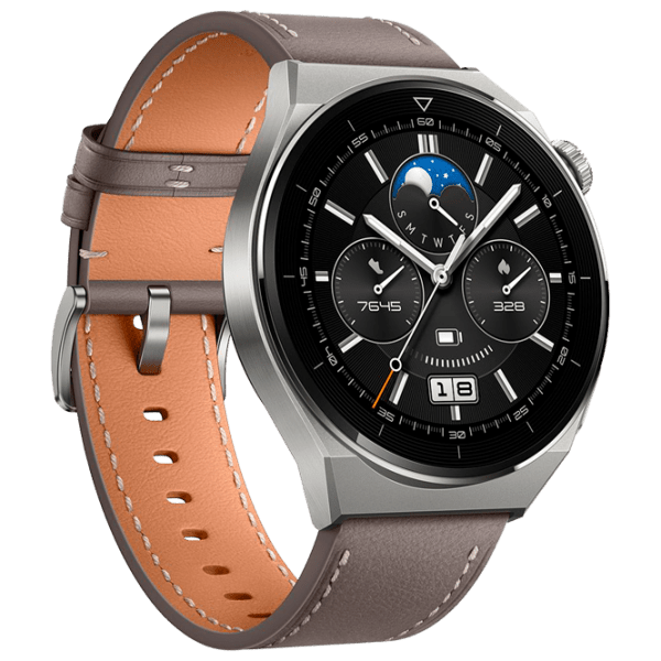 Ceas inteligent Huawei Watch GT 3 Pro Gray 1.43" | 46.6 mm | Titanium/ Piele
| 55028467 photo 2