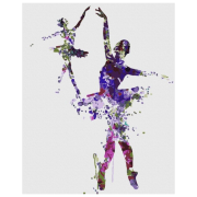 Pictură pe numere BrushMe Modele de balerini GX22582 50 x 40 cm, P&acirc;nză
