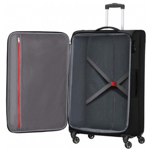 Valiză American Tourister Heat Wave Black 92l   photo 6
