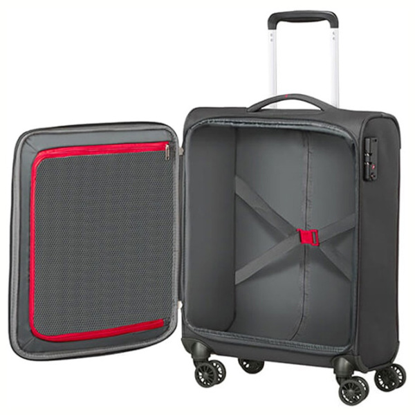 Чемодан American Tourister Crosstrack Серый Red 43л   photo 6