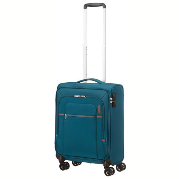 Чемодан American Tourister Crosstrack Тёмно-синий Оранжевый 43л   photo 2