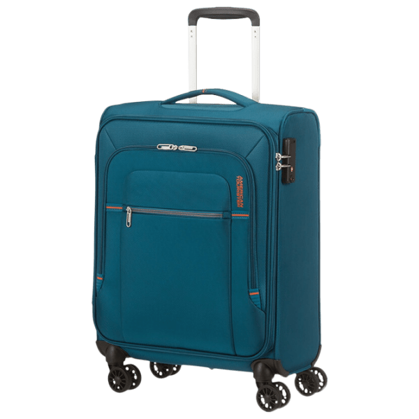 Чемодан American Tourister Crosstrack Тёмно-синий Оранжевый 71.5л   photo 1