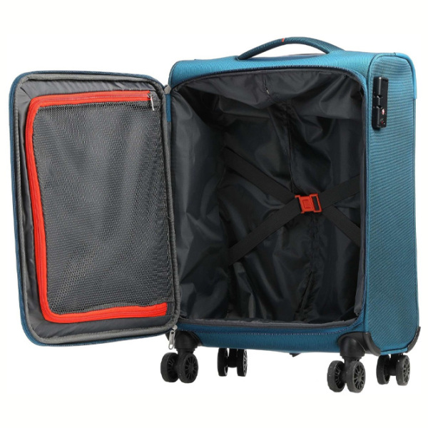 Чемодан American Tourister Crosstrack Тёмно-синий Оранжевый 71.5л   photo 6
