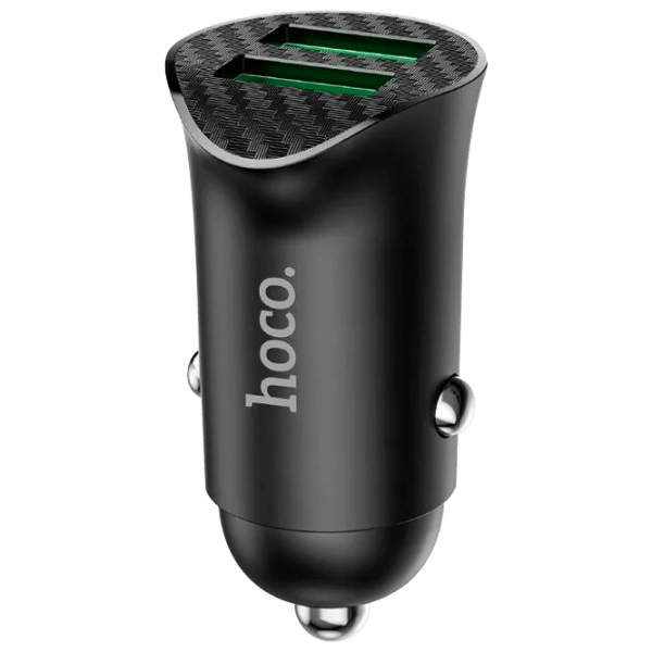 Încărcător auto Hoco Z39 (18 W) Black  / Black photo 1