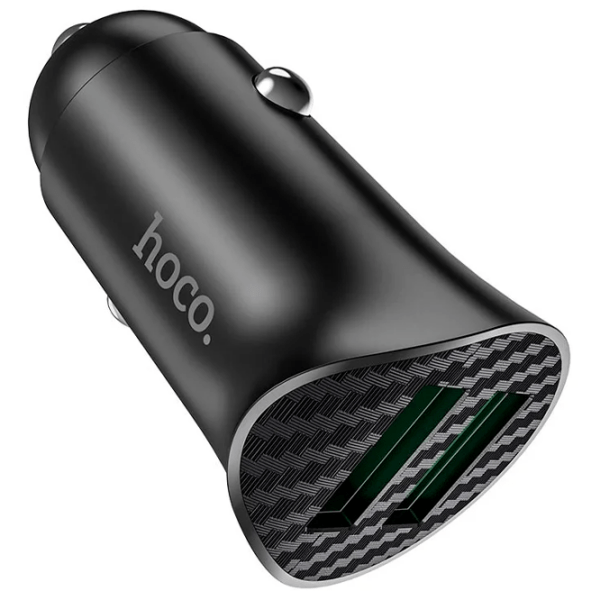 Încărcător auto Hoco Z39 (18 W) Black  / Black photo 3