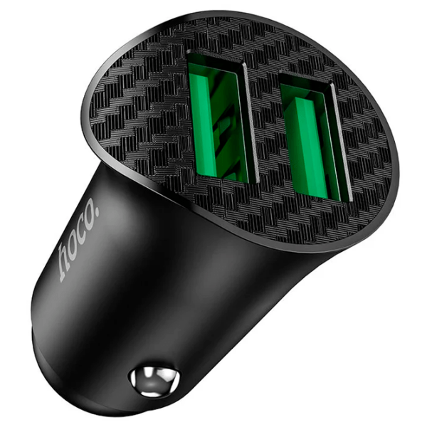 Încărcător auto Hoco Z39 (18 W) Black  / Black photo 4
