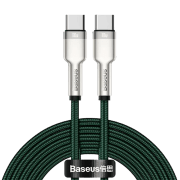 Кабель для телефона Baseus CATJK-D06 USB Type-C/ USB Type-C Зелёный 