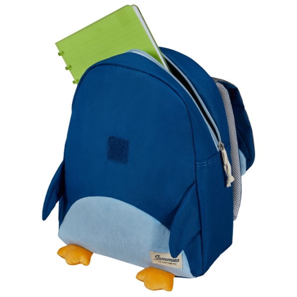 Ghiozdan pentru copii Samsonite Happy Sammies Eco Pinguinul Peter S+ Blue  photo 4
