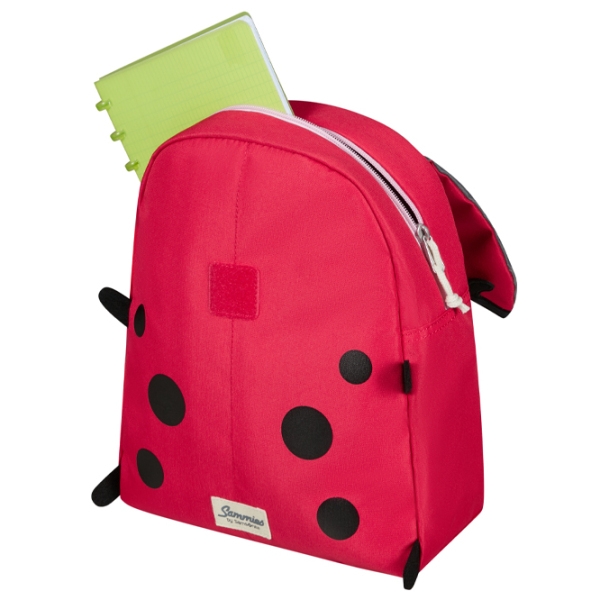 Ghiozdan pentru copii Samsonite Happy Sammies Eco Ladybug Lally S+ Red  photo 5