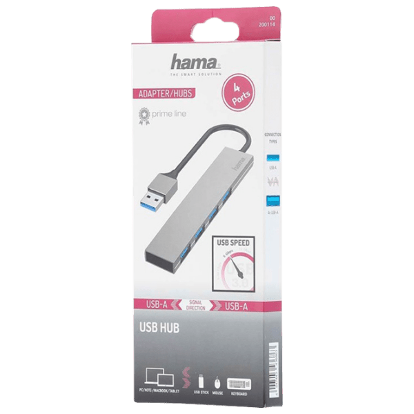 Adapter Hama 200114 Silver USB Type-A photo 2