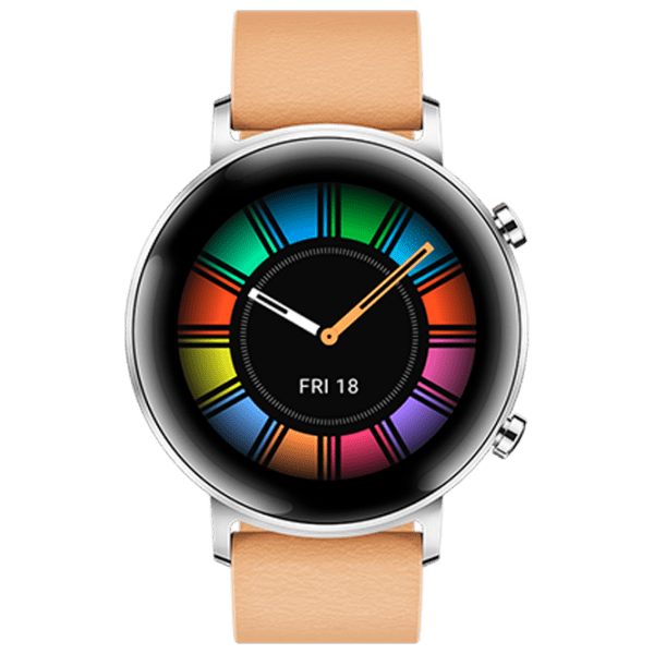Умные часы Huawei Watch GT2 Бежевый 1.2" | 42 мм | Металл, пластик/ Кожа
| Dan-B19 photo 3