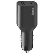 Încărcător auto Hama 200010 (70 W) Black 3 A / Black