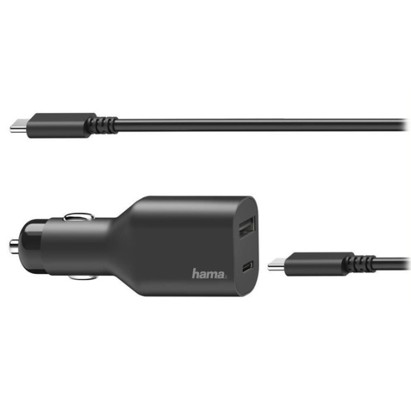 Încărcător auto Hama 200010 (70 W) Black 3 A / Black photo 3