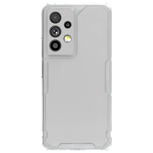 Husă pentru smartphone Samsung Galaxy A73 (Nature Pro) White Transparent Nillkin, TPU, Back photo 1