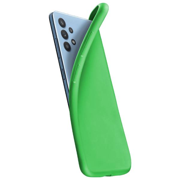 Чехол для смартфона Samsung Galaxy A33 ( Rubber Chroma) Зелёный Cellularline, Силикон, Back photo 1