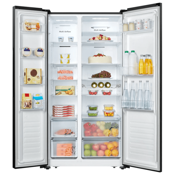 Frigider Hisense RS677N4BFE Black 334l/ No Frost, 174l/ No Frost, A++ photo 4
