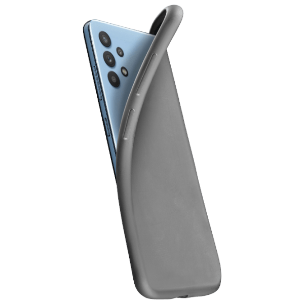 Чехол для смартфона Samsung Galaxy A33 ( Rubber Chroma) Черный Cellularline, Силикон, Back photo 1