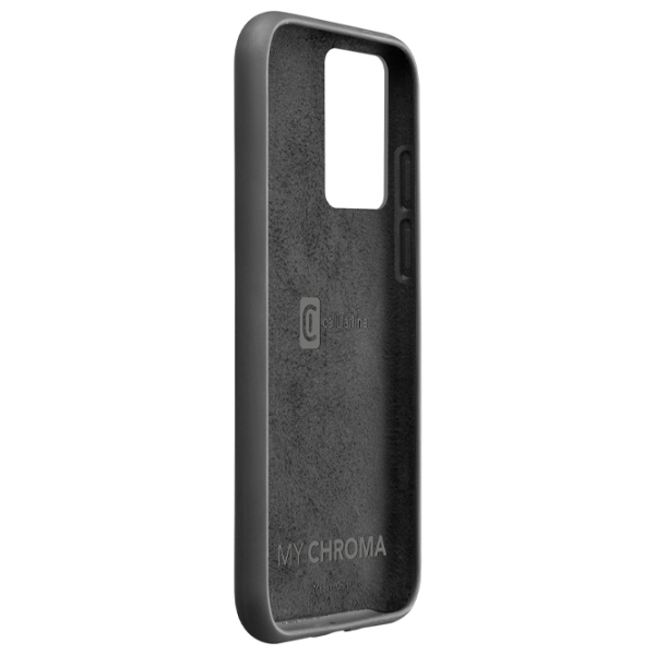 Чехол для смартфона Samsung Galaxy A33 ( Rubber Chroma) Черный Cellularline, Силикон, Back photo 2