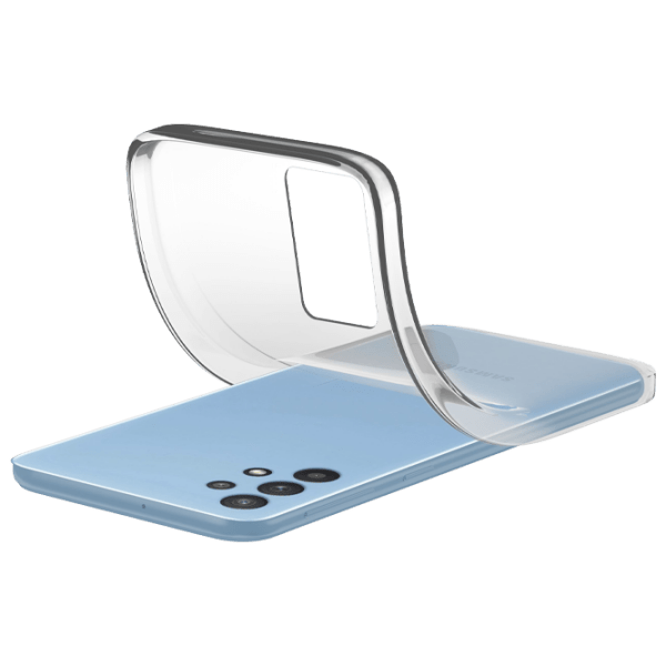 Husă pentru smartphone Samsung Galaxy A33 (Soft Rubber) Transparent Cellularline, Silicon, Back photo 1