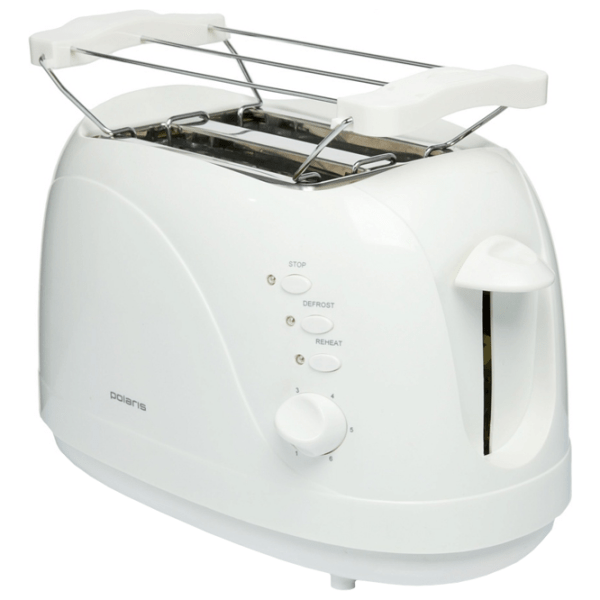Toster Polaris PET0702L White 750 W, Numărul de grade de prăjire: 6 photo 2