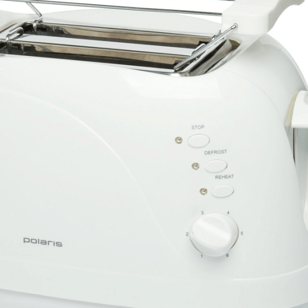 Toster Polaris PET0702L White 750 W, Numărul de grade de prăjire: 6 photo 4
