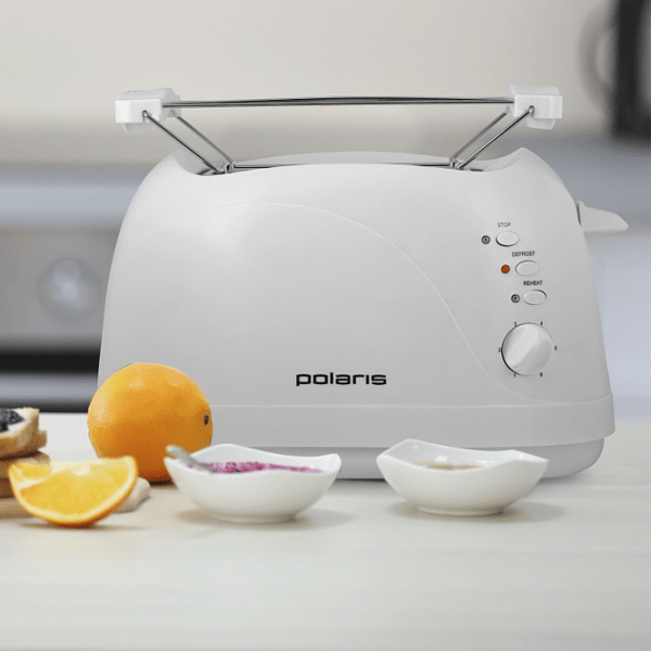 Toster Polaris PET0702L White 750 W, Numărul de grade de prăjire: 6 photo 5