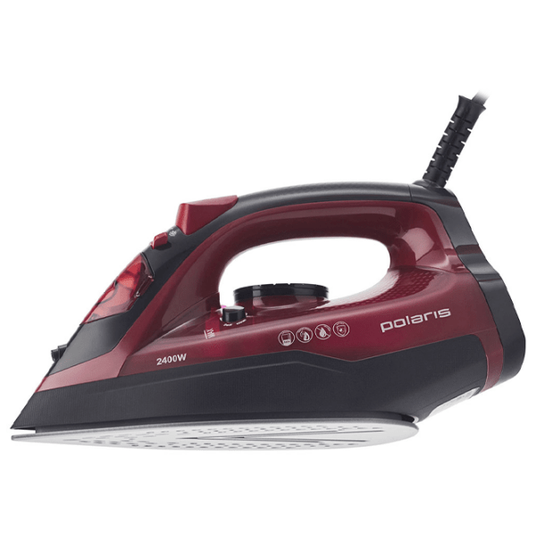 Fier de călcat Polaris PIR2478K Red 2400 W, 45 g/ min, 0.3 l, Ceramică photo 3