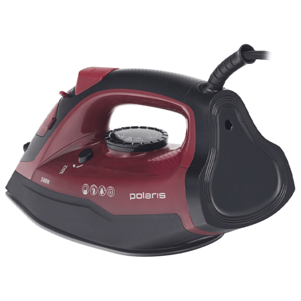 Fier de călcat Polaris PIR2478K Red 2400 W, 45 g/ min, 0.3 l, Ceramică photo 4