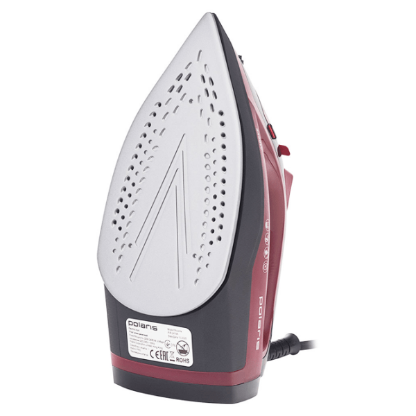 Fier de călcat Polaris PIR2478K Red 2400 W, 45 g/ min, 0.3 l, Ceramică photo 6