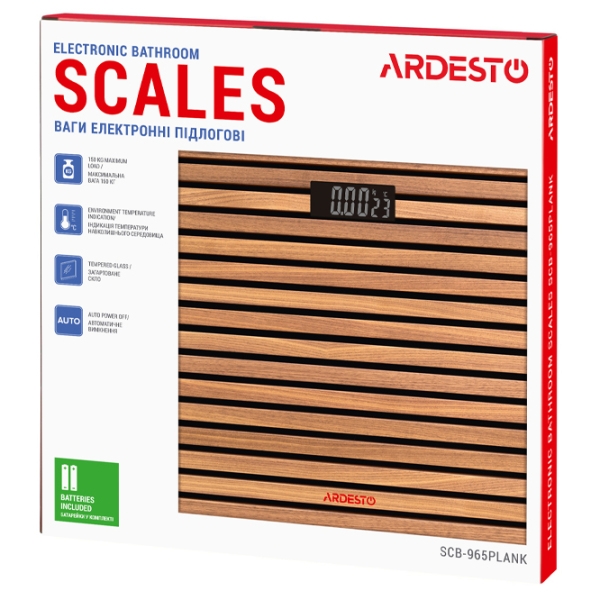 Cântar de podea Ardesto SCB-965 PLANK Multicolor 150 kg / Multicolor photo 5