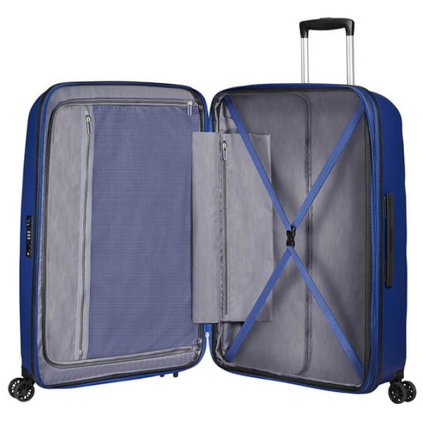 Чемодан American Tourister Bon Air DLX Синий Midnight 104л   photo 6