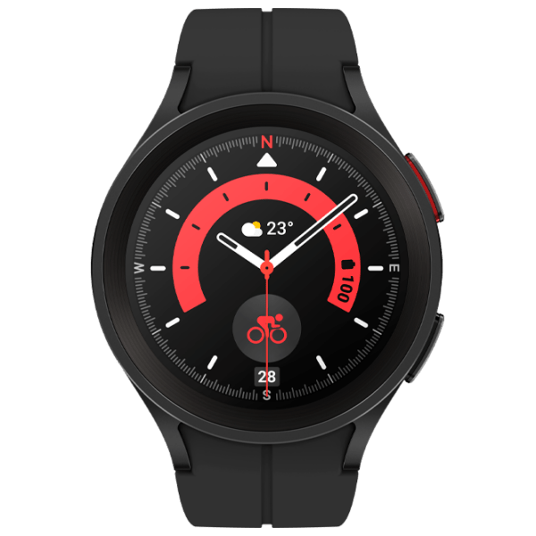 Умные часы Samsung Galaxy Watch5 Pro Черный 1.36" | 45 мм | Титан/Силикон
|  photo 2