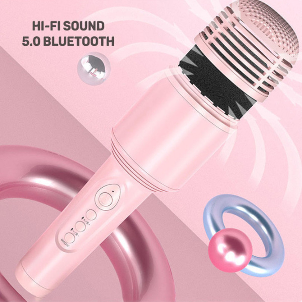 Microfon Helmet BT K10 Pink  photo 2