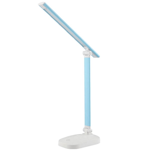 Lampă de masă Desk lamp WS-2020 Rechargable Blue Acumulator, rețea photo 1