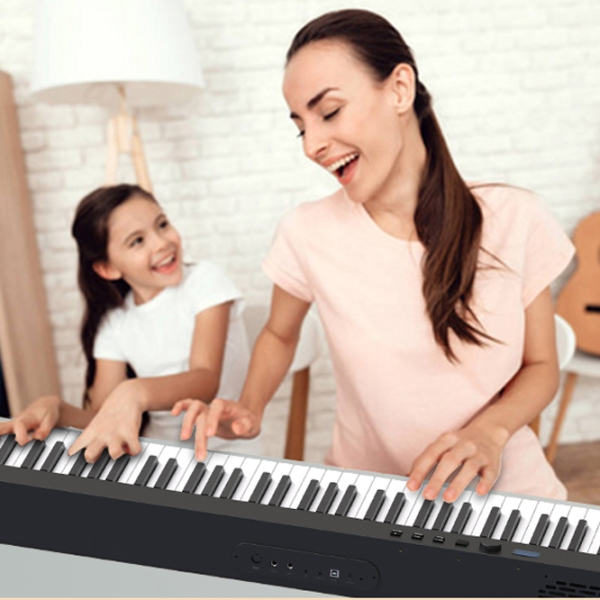 Пианино для детей Konix PH88Q 88 Белый Черный Рекомендуемый возраст: photo 9