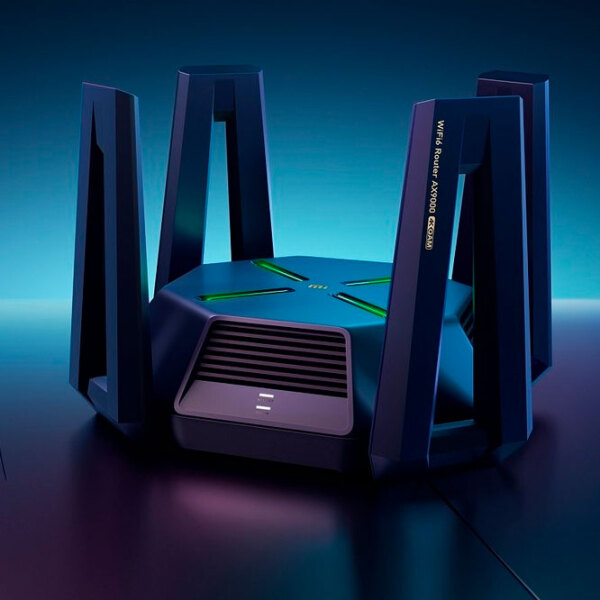 Wi-Fi Router Xiaomi AX9000 Black Versiune Wi-Fi: 802.11 ax photo 6