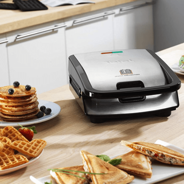 Aparat pentru sandvișuri Tefal SW852D12 Inox 700 W, Cantitatea de sandwich-uri: 4 photo 6