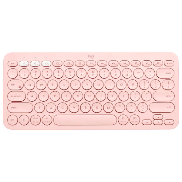 Tastatură Logitech K380 Rose Home and Office, Fără fir photo 1