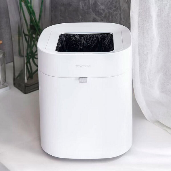 Мусорное ведро Xiaomi Townew Smart Trash Can T Air Белый Пластик, 16.3 л photo 5