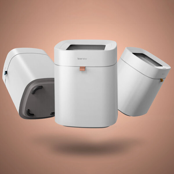 Мусорное ведро Xiaomi Townew Smart Trash Can T Air Белый Пластик, 16.3 л photo 6