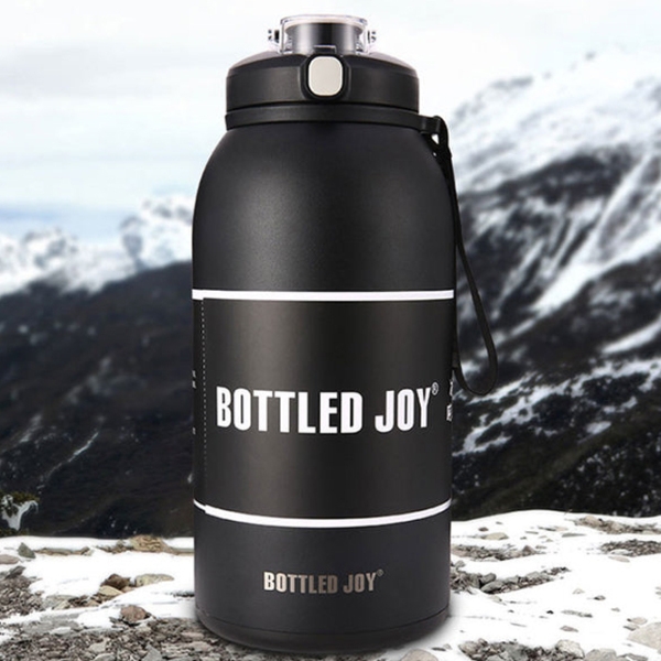 Sticlă pentru apă Bottled Joy Black 1500 ml photo 2